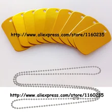 Золото# militay жетонов/собака теги для Для женщин/Для мужчин, пользовательские теги собаки