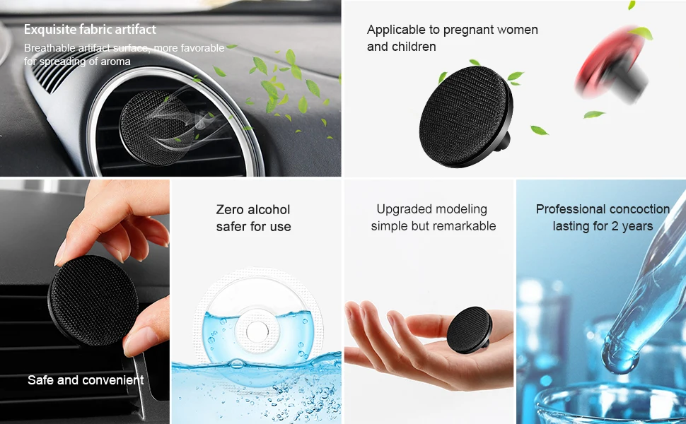 Автомобильный держатель для телефона Baseus с ароматерапией, эфирные масла для ароматерапии, автомобильный очиститель воздуха, освежитель воздуха, автомобильный ароматизатор
