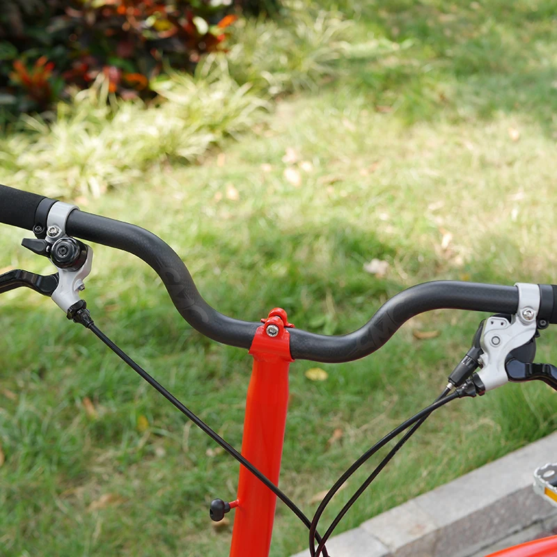 УГЛЕРОДНЫЙ руль Brompton M Bike 150g SMC скорость мини цикла легкий складной велосипед 560 600