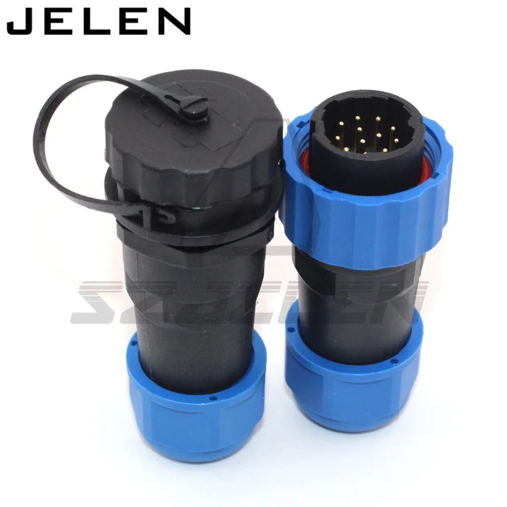 SD20TA ZM, waterproof connector 12pin, industrial power cable connector