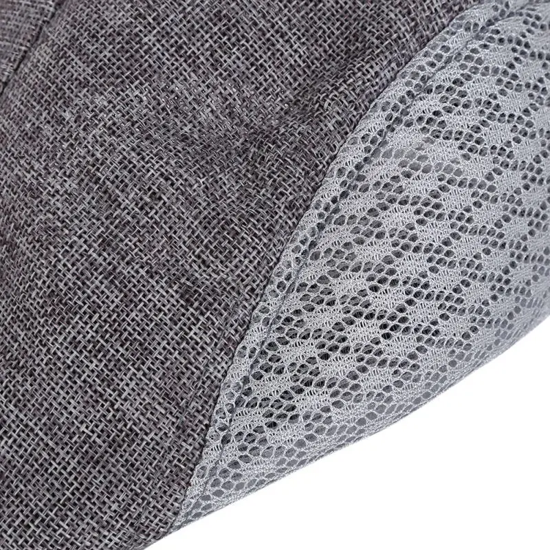 Casual Net Patchwork Cap Berets Men Women Hat Breathable Spring Summer Adjustable Hats Solid Chapeau Duckbill Caps Berets|Мужская кепка