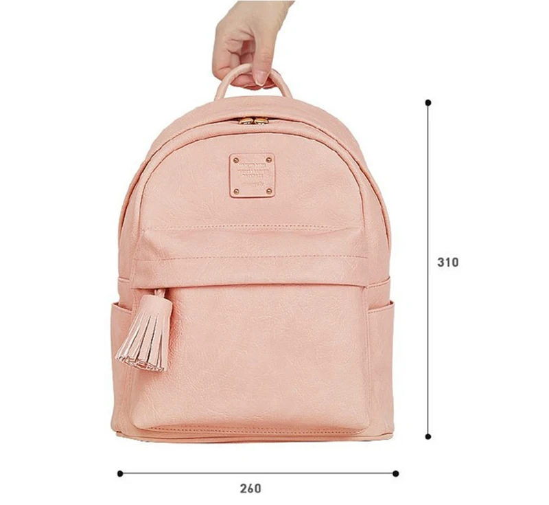 Элегантный стиль PU кожаный мини рюкзак модный женский рюкзак для девочек Школьный рюкзак с ноутбуком рюкзаки для путешествий маленькие рюкзаки