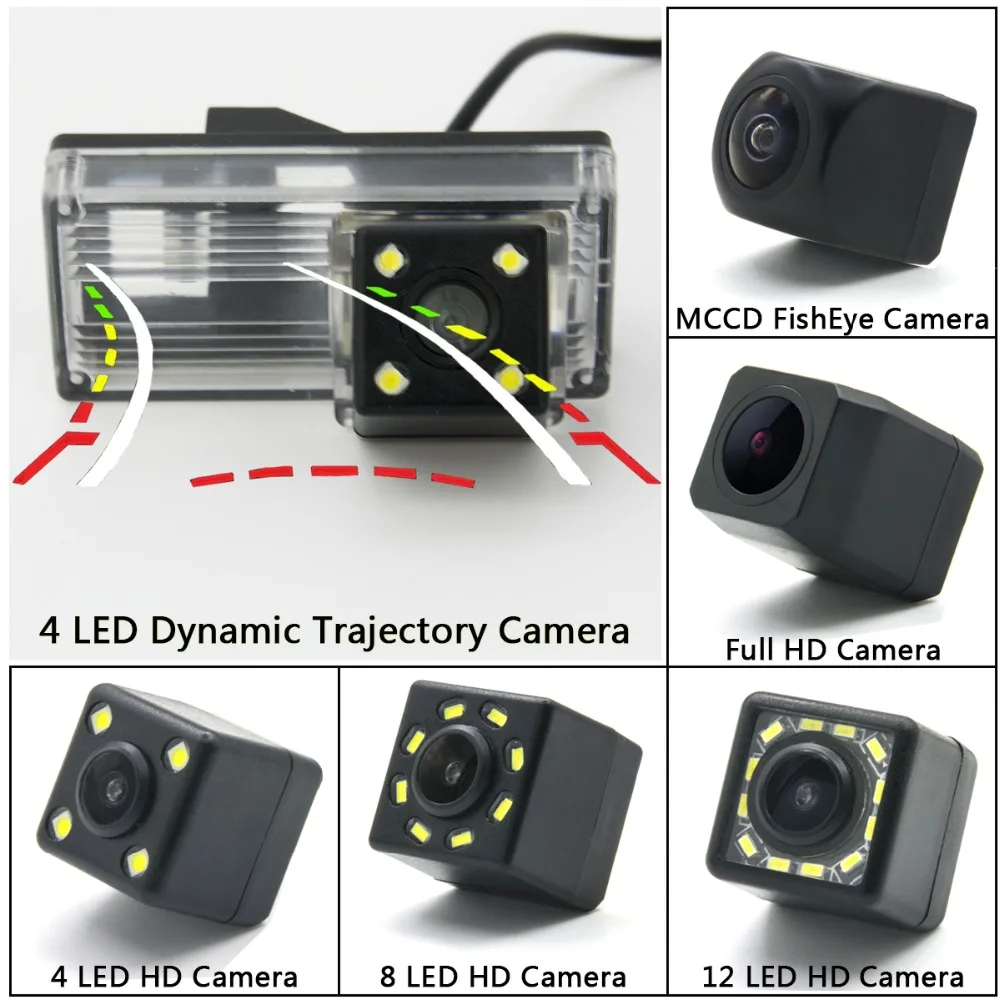

HD Dynamic Trajectory Tracks Rear View Reverse Camera for Toyota Reiz Land Cruiser Prado 200 LC200 Land Cruiser V8 ZX V8 Monitor
