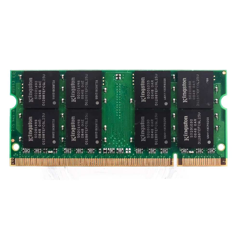 Kingston ноутбук память DDR2 667HMZ DDR2 4 Гб 2 Гб ноутбук оперативная память ddr2 4 ГБ = 2 шт* 2G PC2-5300 S МГц 1,8 в