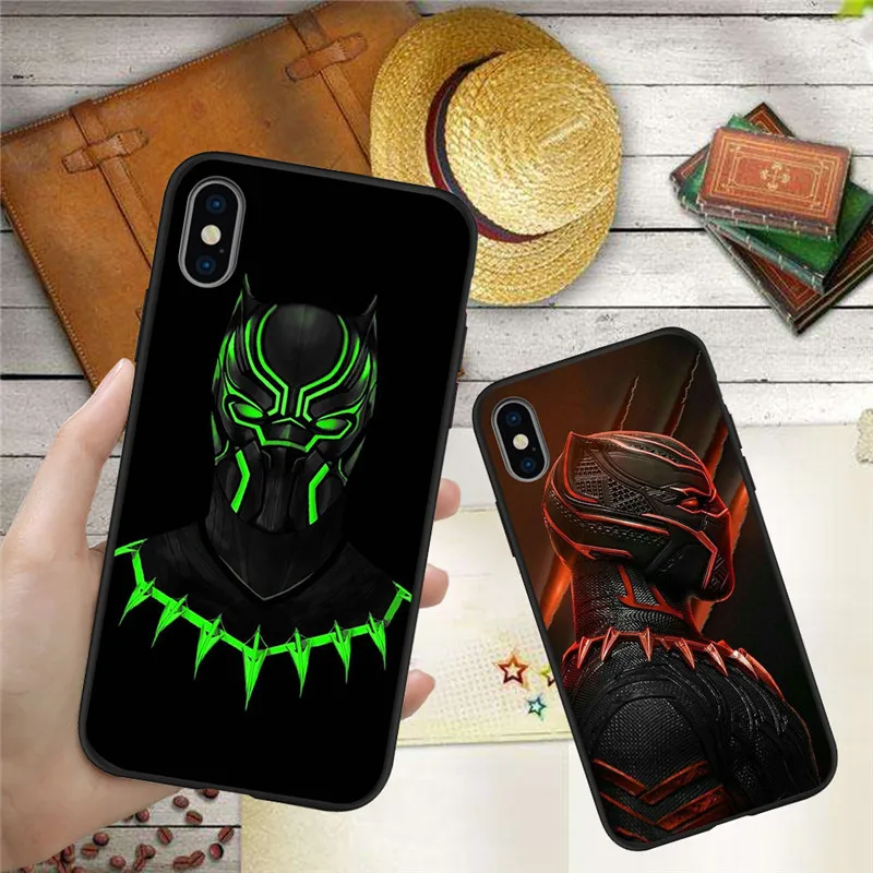 Черная пантера для iPhone X XR XS Max 5 5S SE 6 6S 7 8 One Plus 5 5T 7 Pro Oneplus 6 6Tphone чехол для телефона Funda Coque Etui