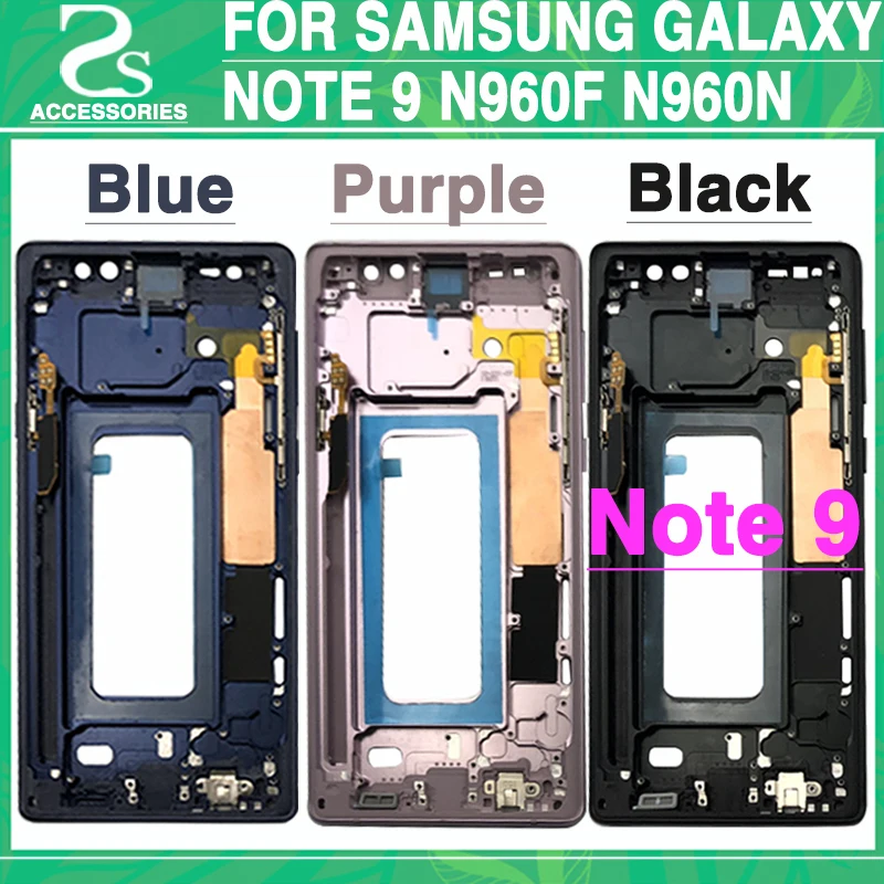 

LCD Middle Frame For Samsung Galaxy Note 9 N960F N960P Mid Housing Frame Chassis Plate Bezel Case Replacemenrt