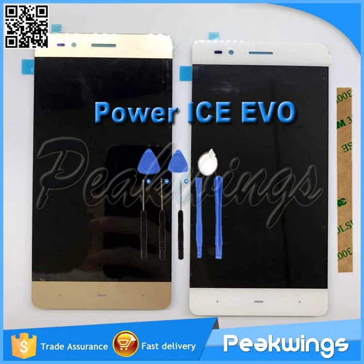 

Touch Screen For Highscreen Power Ice EVO LCD Screen With Touch Assembly Complete+3M Sticker+Tools