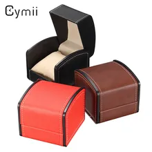 Cymii Boîte De Montre De Luxe Vitrine Boîte Cadeau Pour Montre Bijoux En Cuir Boîte de Montre