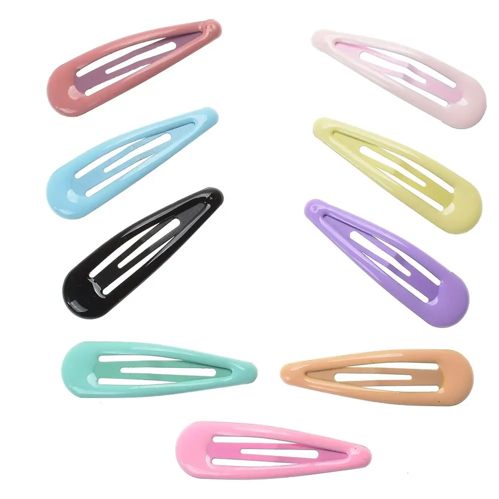 

2PC Korean Children's Accessories Sweet Candy Macaron Color Jelly Drops BB Hairpin Hair Clips Wholesale