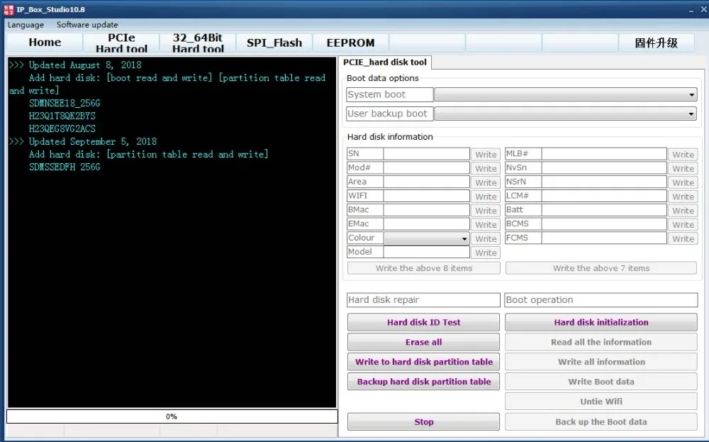 IP box 2 высокоскоростной блок-программатор для nand pice iphone 4s 5 5s 6 6p 7 7plus