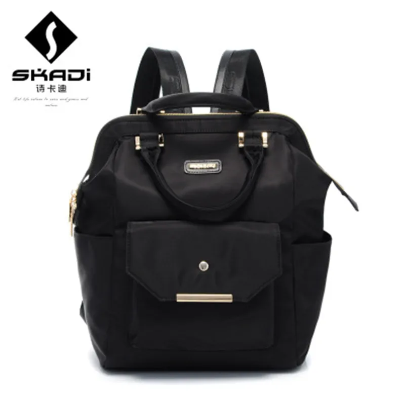 

SKADI 2017 School Backpack for Teenage Girl Mochila Feminina Backpacks Nylon Waterproof Casual Women Laptop Bagpack