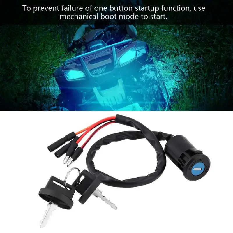 Motorcycle Motorbike Ignition Key Switch Fits For Honda 300 Trx300fw