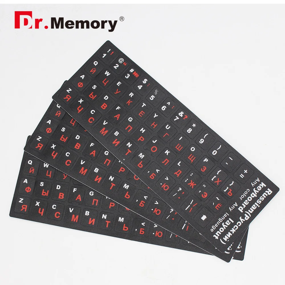 Laptop Keyboard Sticker FOR Samsung Lenovo RU Layout Durable Laptop
