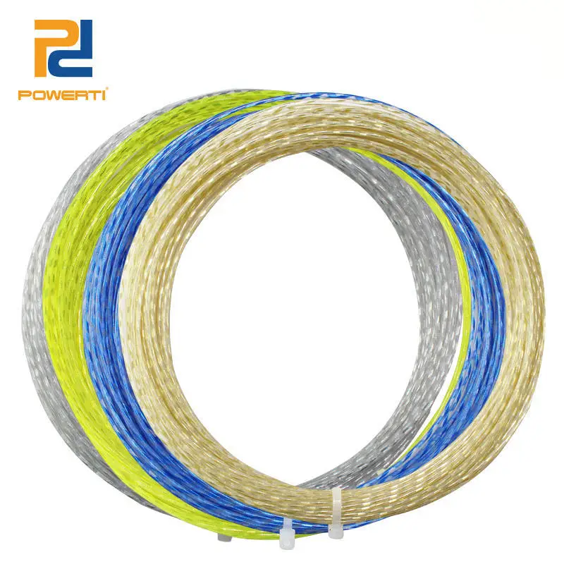 

Poweti 10pcs/lot 1.30mm Tennis Racket String Soft Synthetic Nylon Wire Tennis Racket Training Sport Gym String 12M