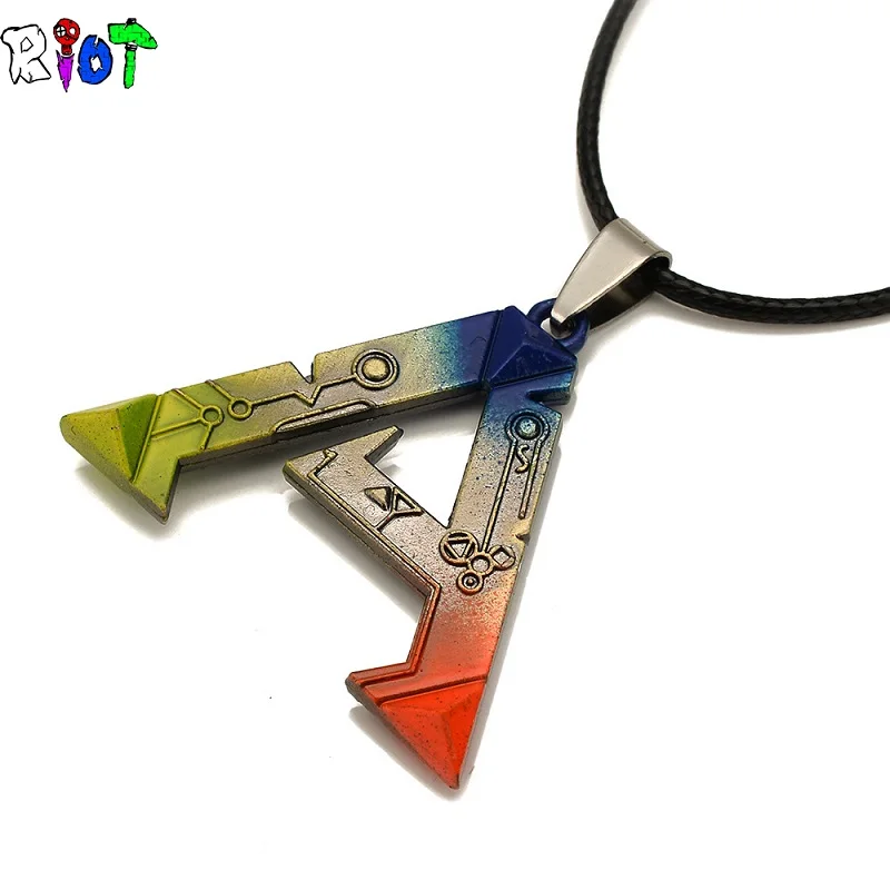 Для игр arpg ARK Survival Evolved Logo Choker ожерелье с подвеской мужское модное ювелирное