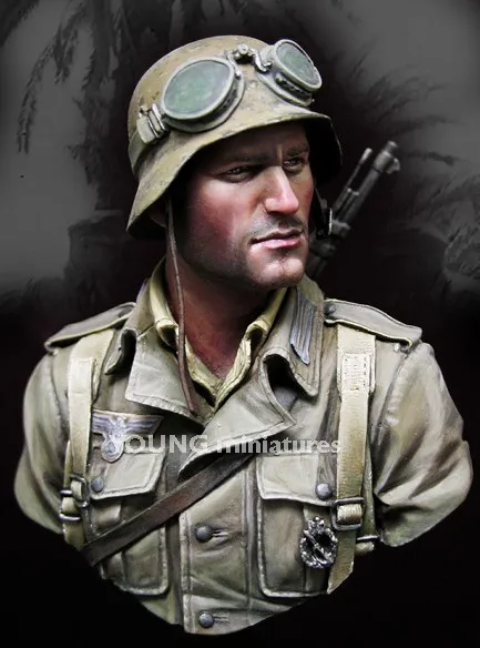 1/10 Scale Resin Bust German North African Soldier Figure Model Kit Free Shipping | Игрушки и хобби