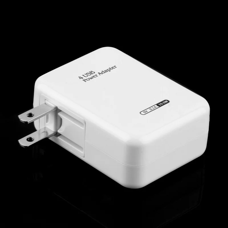 5V 3.1A быстрое зарядное устройство для IPhone samsung XiaoMi 4 порта USB к адаптеру переменного тока настенное USB умное зарядное устройство адаптер США вилка