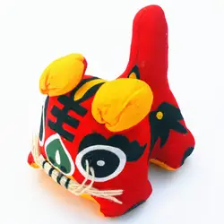 Животное ткань Тигр Китайский народный народные ремесла маленькие подарки украшения китайские Подарки иностранцы плюшевые детские