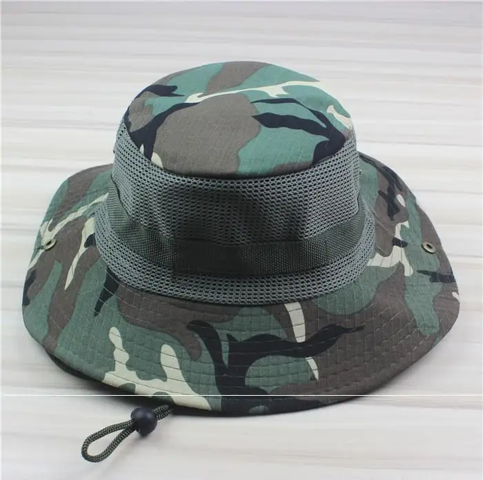 Летние шляпы Мужская Военная Маскировочная шапка Рыбацкая тактическая мягкая мужская одежда Equipamento Militar Colete Tatico - Цвет: mesh2