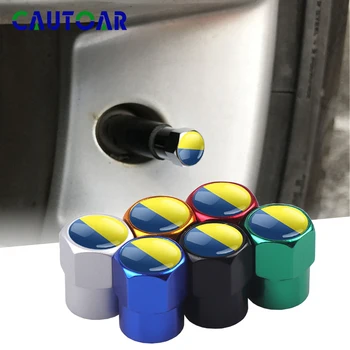 

4Pcs Car Styling Ukraine Flag Emblem Wheel Tire Valves Tyre Air Caps Case for Skoda LADA Opel Ford Renault Fiat Peugeot Kia