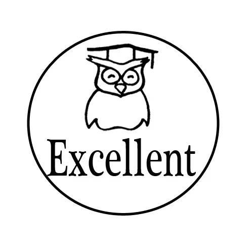 

Excellent- Self Inking Comment Stamp for Teachers Kids Decorative Stamps Scrapbook School Assessment