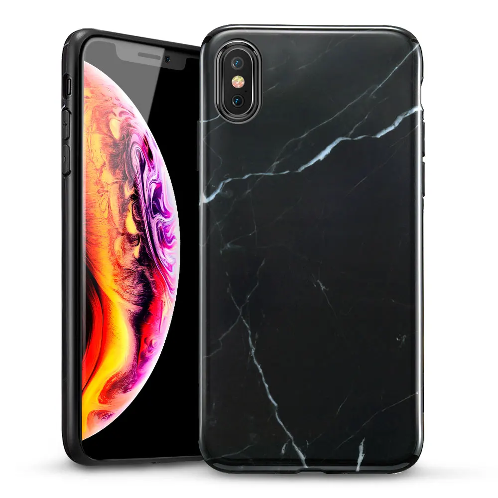 ESR чехол для iPhone X XS XR XS Max чехол тонкий мягкий, гибкий, из ТПУ чехол с мраморным рисунком для iPhone XS XR XS Max аксессуары для телефонов