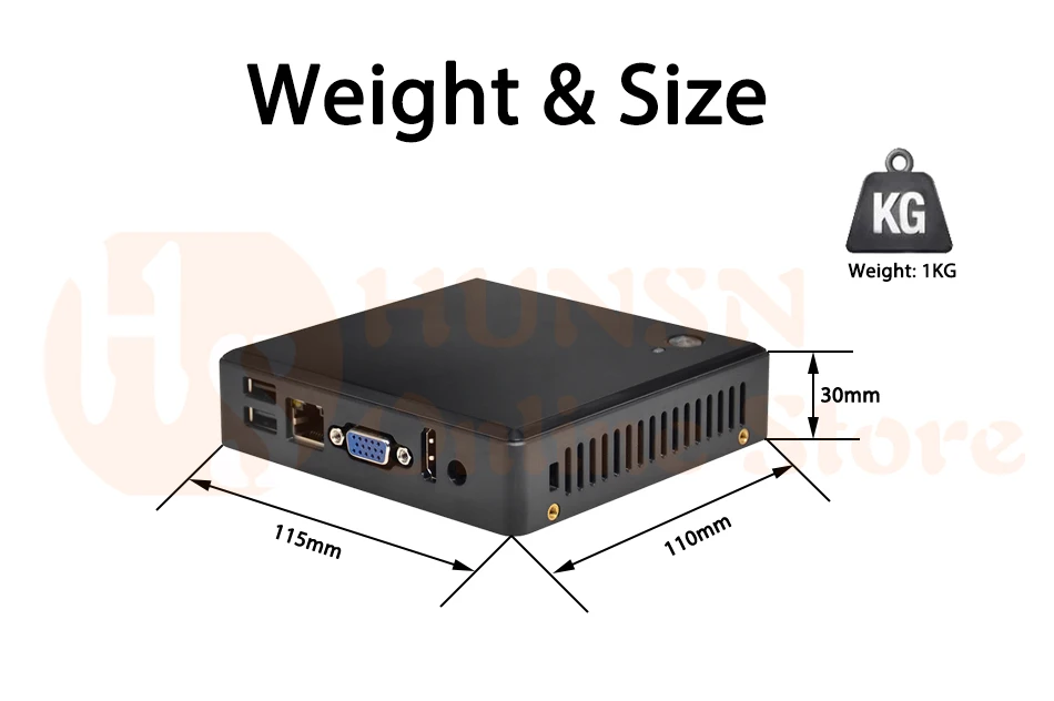 Thin Client RDP PCOIP HDX WIFI HUNSN TF08 01 (14)