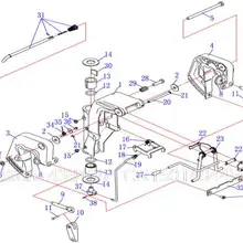 Зажим Branket componet для hidea HD9.8F 12F