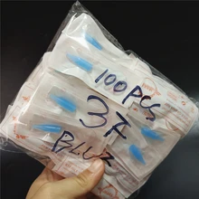 100 шт 3F татуировки Советы стерильные одноразовые постоянный макияж бровей губ колпачки машин индивидуальная упаковка иглы татуировки поставка