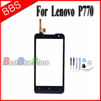 

Touch screen Digitizer For Lenovo P770 Sensor TouchScreen Front Glass Touch Panel Window Replacement + Tape Free shipping