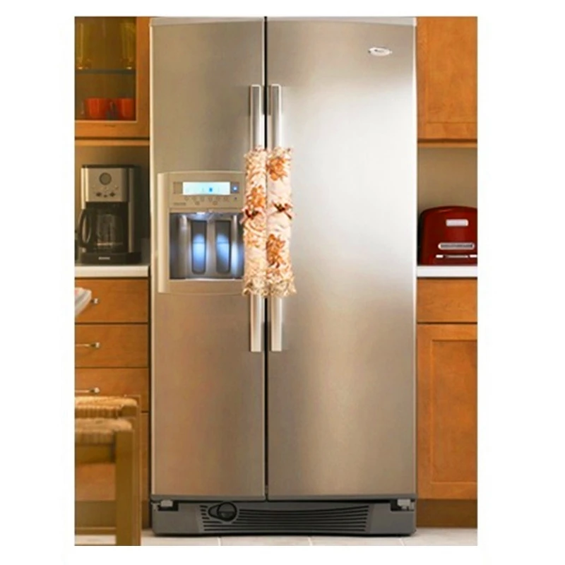 

European Jacquard Refrigerator Door Handle Cover Kitchen Appliance Decor Handles Antiskid Protector Gloves for Fridge Oven