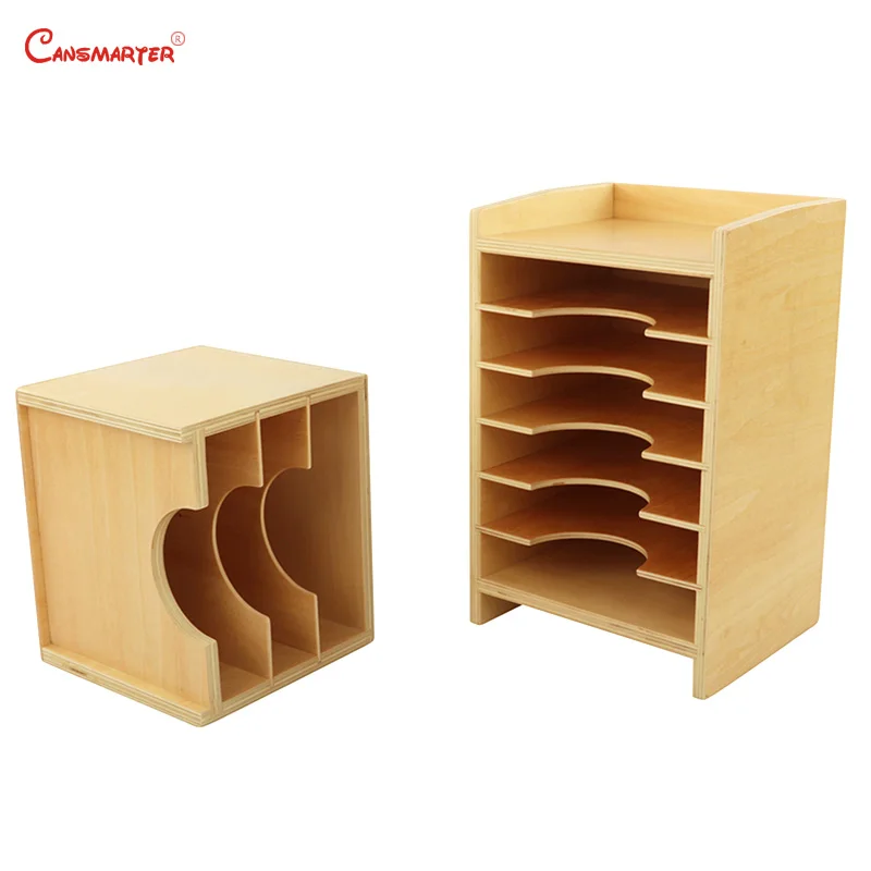

Montessori Wooden Geometric Card Cabinet Leave Puzzle Teaching Aids Wooden Sensory Materials Educational Toys Biology BO059-3