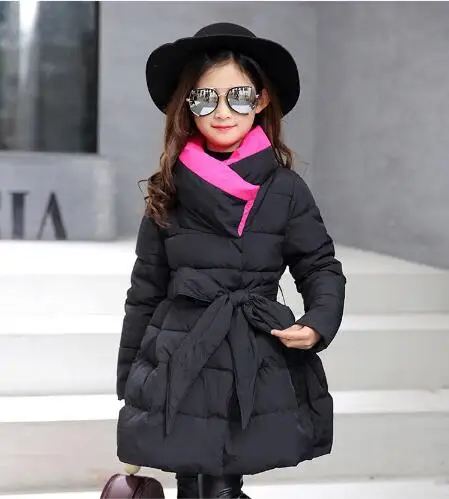 

Girls Winter Jacket Fashion Children Clothing Girls Winter Coat Thick Warm Jacket Parka Kids clothes Outerwear