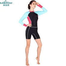 Surf clothing Sunscreen Jellyfish clothing Large size Siamese Long sleeves Swimwear Swimsuit