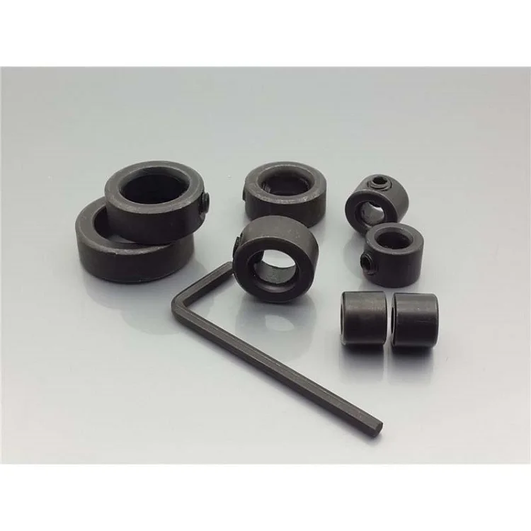 New 7Pc Hole Drill Press Collars Woodworking Drill Bit Shaft Depth