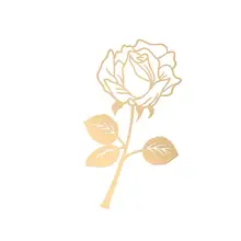 Красивые розы металлические закладки этикетки книга маркер канцелярские товары ручной работы DIY художественное ремесло