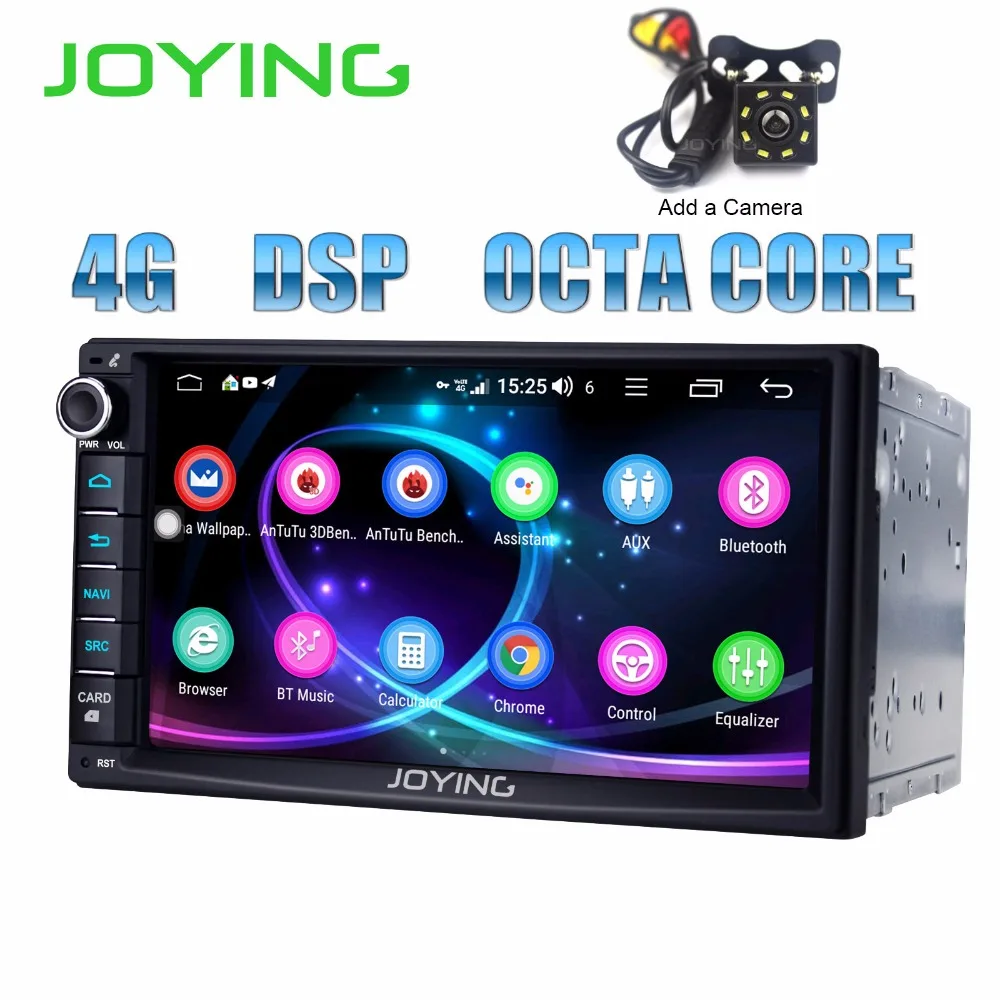 Top 7" DSP Android 8.1 Intel Octa Core 1.8GHZ Universal Car Radio Stereo GPS Navigation Double 2Din Head Unit Built in 4G Module 1