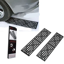 One Pair Red Black Car Sand Snow Winter Driving Tire Anti Skid Board Emergency Traction Board