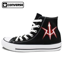 Anime converse chuck taylor hombres mujeres zapatos de code geass diseño pintado a mano high top zapatos de lona mujer hombre zapatillas cosplay