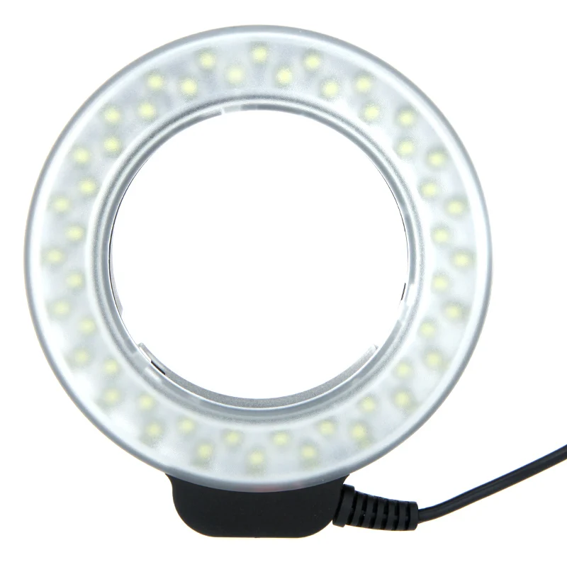 

Andoer high quailty Flash Ring Light 48 LEDs Macro Ring Flash Light with 2 Diffusers for Canon/Nikon/Pentax speedlight