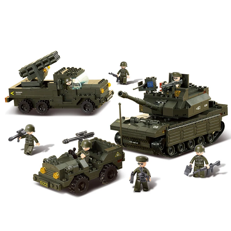 Sluban Model Building Compatible lego Lego B6800 602pcs Model Building Kits Classic Toys Hobbies Army Combat Force Sluban Model Building Compatible lego Lego B6800 602pcs Model Building Kits Classic Toys Hobbies Army Combat Force