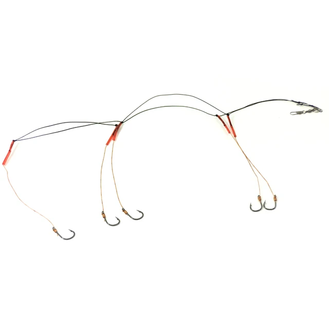 1psc 5 # -14 # Fishhooks Stainless Steel Rigs Swivel Fishing Tackle Lures Pesca Baits Single Hook Combination 5 Hooks Small Hook 5