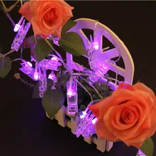 2,2 м фото клип держатель светодиодный гирлянды для рождественских Год Вечерние Свадебные украшения дома гирляндой B1