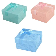 3 цвета облака лук часы коробочка высококлассный модный подарок квадратные часы коробка для хранения с окошком 18 шт./партия