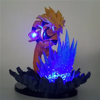 

Goku Figure Dragon Ball Z Goku Lamp Dragon Ball Lampada LED Night Light Super Saiyan 3 Kamehameha Goku Table Lamp MY1