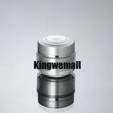 Емкость 30 г 30 мл 100 шт/партия с фабрики высококачественная акриловая Серебряная бутылка банка для крема FD02