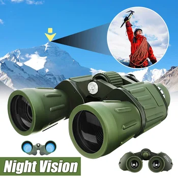 

Night Vision 60x50 HD Binoculars Military Zoom Powerful Hunting Optics Astronomical Telescope Objective + Eyepiece Adjustment