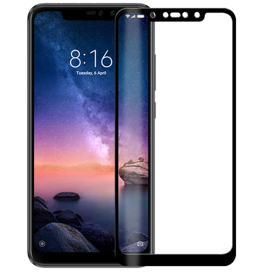 Для Xiao mi 8 Pro гладкая защита от отпечатков пальцев 9 H взрывозащищенное Закаленное