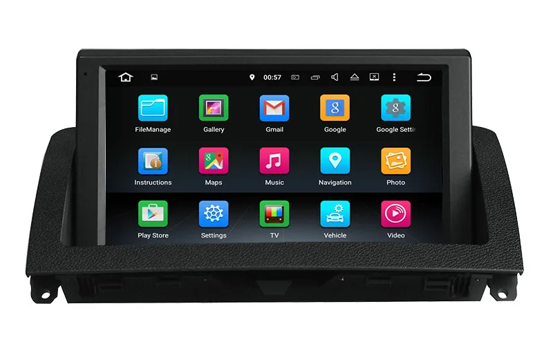 Cheap 8" Android 7.1 Car Multimedia Player for Mercedes Benz C Class W204 2007-2011 with GPS Navigation DVD USB AUX SD WiFi 3G 4Core 1