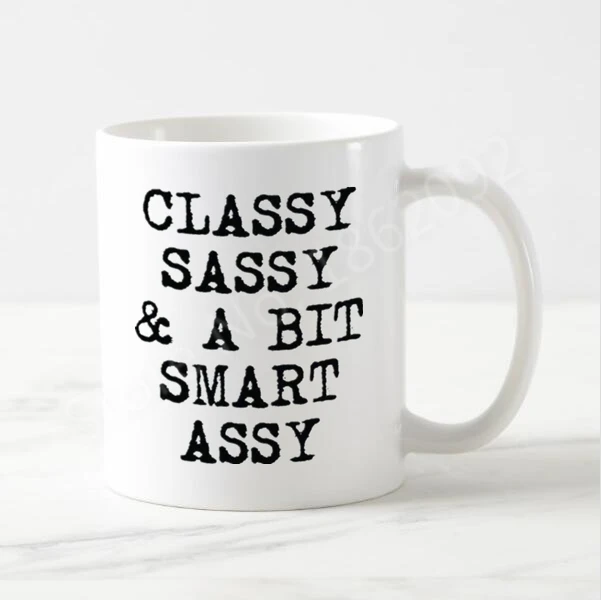 funny quote gift Funny mug birthday Sassy since birth mug